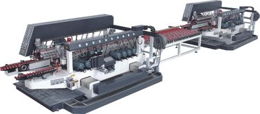 중국 주문을 받아서 만들어지는 가득 차있는 자동적인 직선 유리제 테두리 기계 20 모터 협력 업체