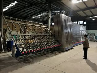 중국 낮은 E 세척 유리제 기계, 평면 유리 세탁기 최대 유리제 크기 2800x4000mm 협력 업체