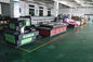 고해상 큰 체재 UV 평상형 트레일러 인쇄 기계 2500x1300mm RICOH GEN4/GEN5 협력 업체