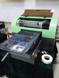 3D는 CMYKW UV LED UV 평상형 트레일러 인쇄공 고성능 열 압박 이동 기계를 돋을새김했습니다 협력 업체
